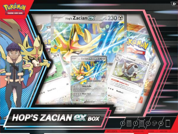 Pokémon TCG: Hop's Zacian ex Box - obrazek 3