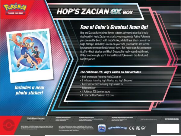 Pokémon TCG: Hop's Zacian ex Box - obrazek 5