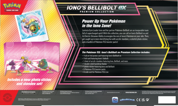 Pokémon TCG: Iono’s Bellibolt ex Premium Collection - obrazek 3
