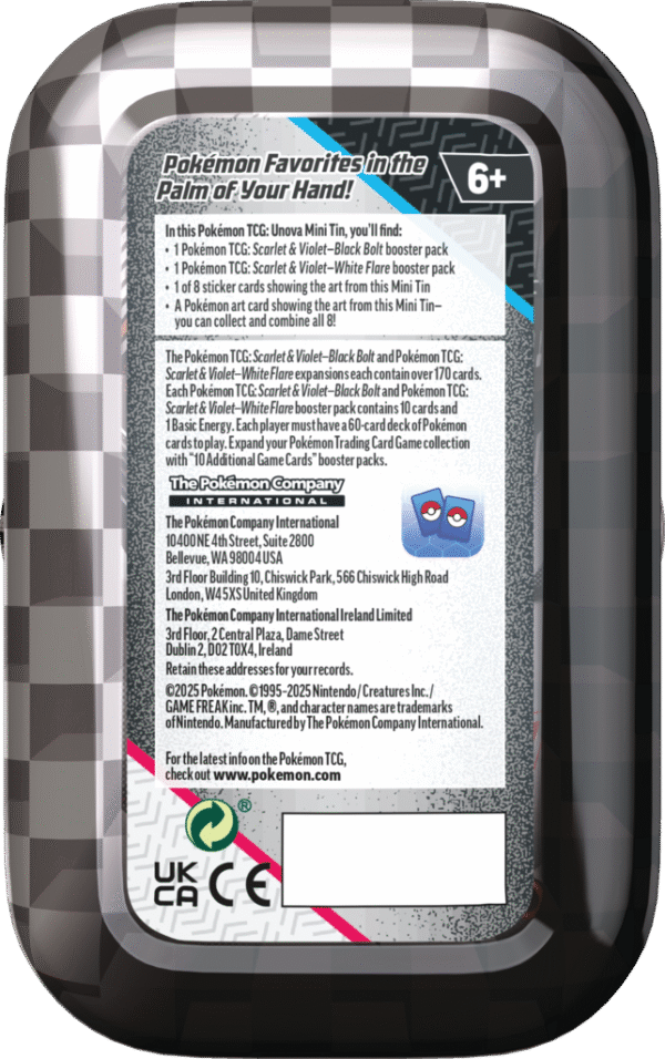 Pokémon TCG: Unova Mini Tin - obrazek 10