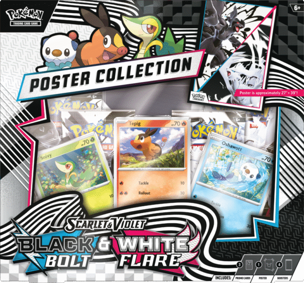 Pokémon TCG: Scarlet & Violet - White Flare & Black Bolt - Unova Poster Collection - Przedsprzedaż - obrazek 3