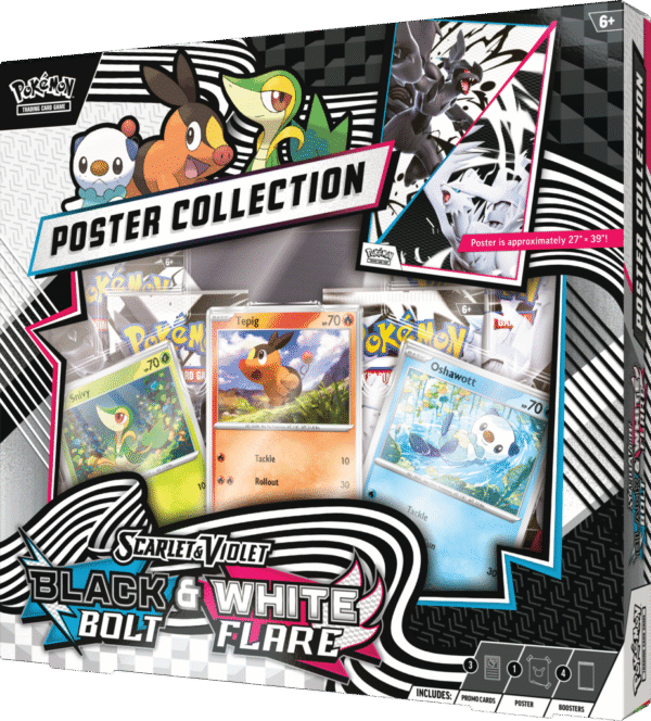 Pokémon TCG: Scarlet & Violet - White Flare & Black Bolt - Unova Poster Collection - Przedsprzedaż - obrazek 4