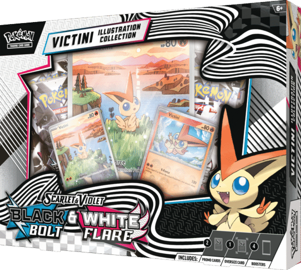 Pokémon TCG: Scarlet & Violet - White Flare & Black Bolt - Unova Victini Illustration Collection - Przedsprzedaż