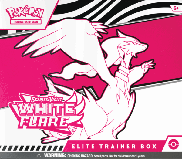 Pokémon TCG: Scarlet & Violet - White Flare - Elite Trainer Box - Reshiram - Przedsprzedaż - obrazek 3