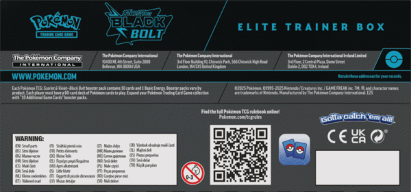 Pokémon TCG: Scarlet & Violet - Black Bolt - Elite Trainer Box - Zekrom - Przedsprzedaż - obrazek 4