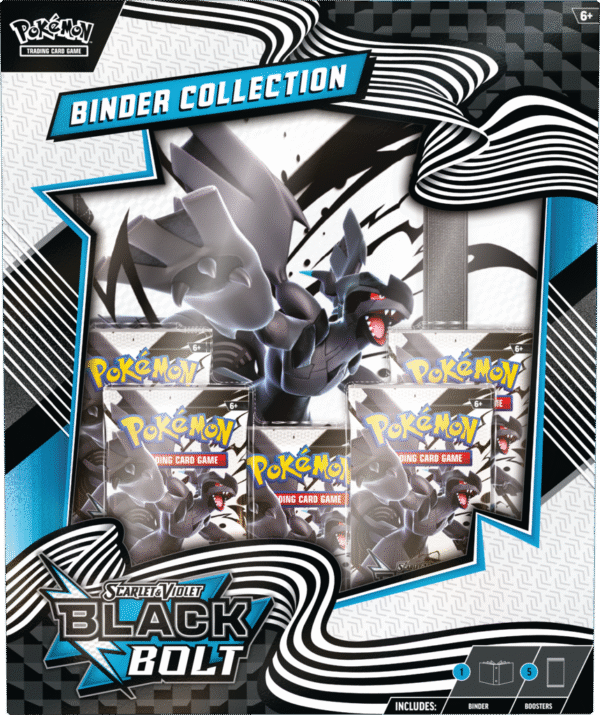 Pokémon TCG: Scarlet & Violet - Black Bolt - Binder Collection - Zekrom - Przedsprzedaż - obrazek 5