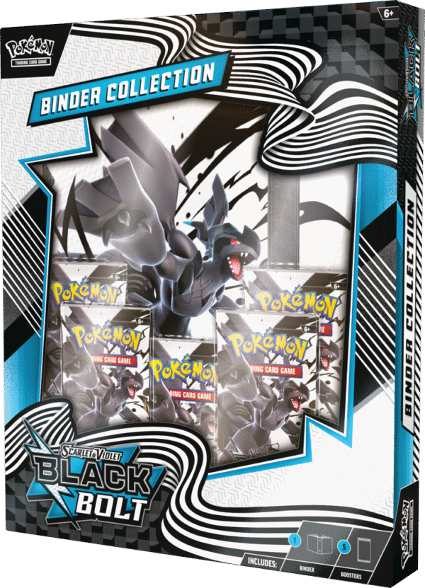 Pokémon TCG: Scarlet & Violet - Black Bolt - Binder Collection - Zekrom - Przedsprzedaż - obrazek 2