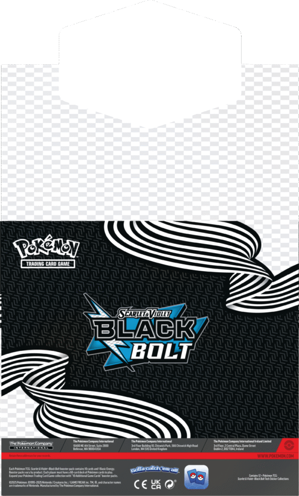 Pokémon TCG: Scarlet & Violet - Black Bolt - Tech Sticker - Reuniclus - obrazek 6