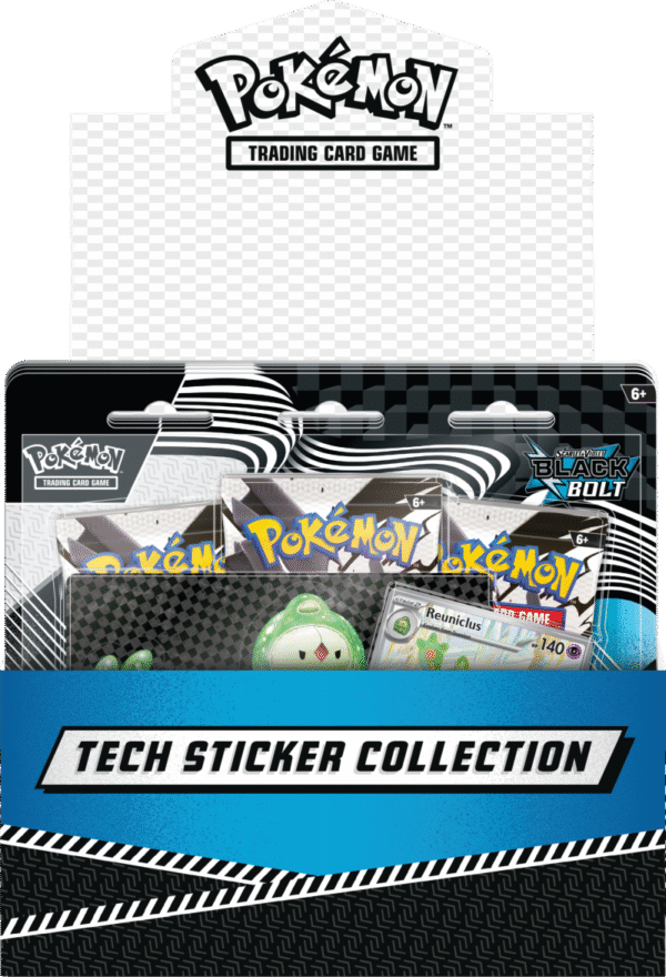 Pokémon TCG: Scarlet & Violet - Black Bolt - Tech Sticker - Reuniclus - obrazek 2