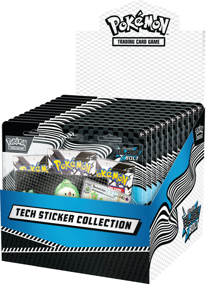 Pokémon TCG: Scarlet & Violet - Black Bolt - Tech Sticker - Reuniclus - obrazek 3