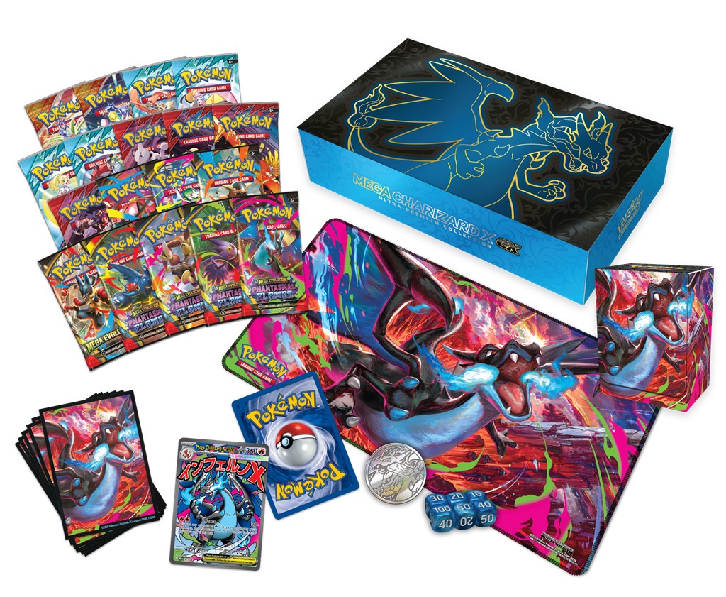 Pokémon TCG: Mega Charizard X ex - Ultra-Premium Collection - obrazek 6