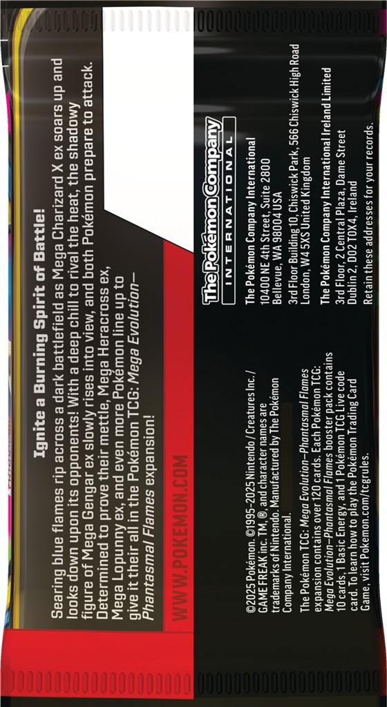 Pokémon TCG: Mega Evolution - Phantasmal Flames - Booster Display (36) - obrazek 8