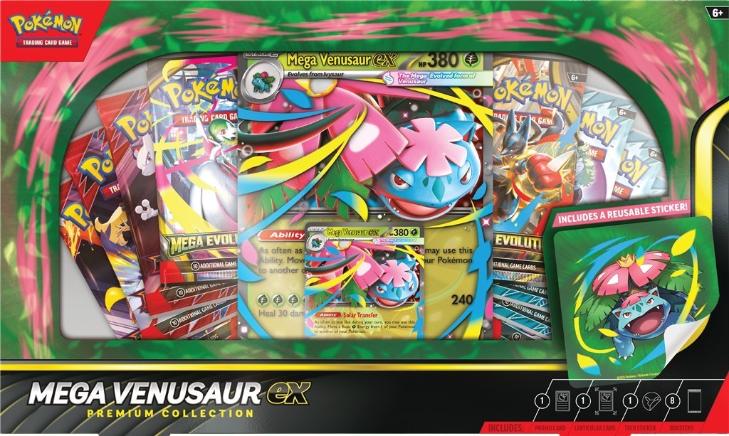 Pokémon TCG: Mega Venusaur ex - Premium Collection - obrazek 4