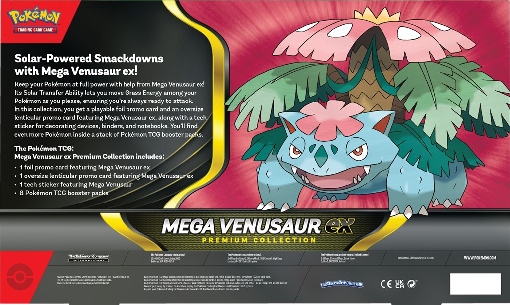 Pokémon TCG: Mega Venusaur ex - Premium Collection - obrazek 5