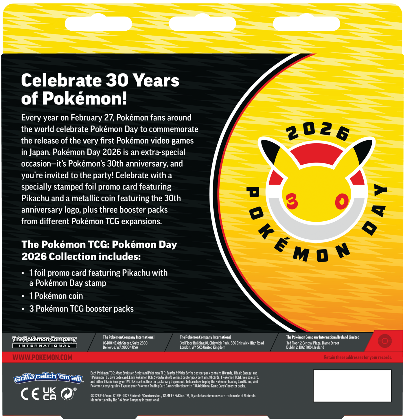 Pokémon TCG: 2026 Pokémon Day Collection - Przedsprzedaż - obrazek 2