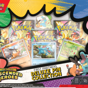 Pokémon TCG: Mega Evolution – Ascended Heroes – Deluxe Pin Collection – First Partners Przedsprzedaż