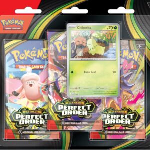 Pokémon TCG: Mega Evolution – Perfect Order – 3-Pack Blister Przedsprzedaż