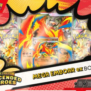 Pokémon TCG: Mega Evolution – Ascended Heroes – Emboar ex Box – Przedsprzedaż