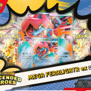 Pokémon TCG: Mega Evolution – Ascended Heroes – Feraligatr ex Box – Przedsprzedaż
