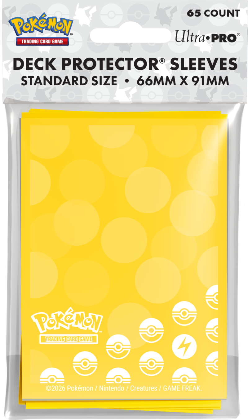Ultra Pro: Pokémon - Deck Protector Sleeves - Energy - Lightning Type (65 szt.)
