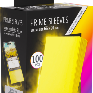 Gamegenic: Prime Sleeves (66×91 mm) – Yellow – 100 sztuk