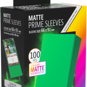 Gamegenic: Matte Prime Sleeves (66×91 mm) – Green – 100 sztuk