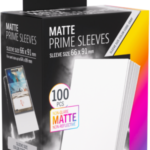 Gamegenic: Matte Prime Sleeves (66×91 mm) – White – 100 sztuk