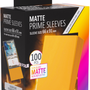 Gamegenic: Matte Prime Sleeves (66×91 mm) – Orange – 100 sztuk