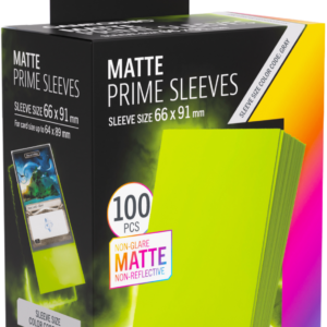 Gamegenic: Matte Prime Sleeves (66×91 mm) – Lime – 100 sztuk