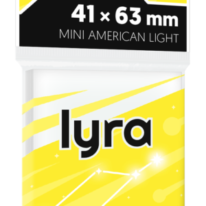 Koszulki na karty Rebel (41×63 mm) Lyra Light, 100 sztuk