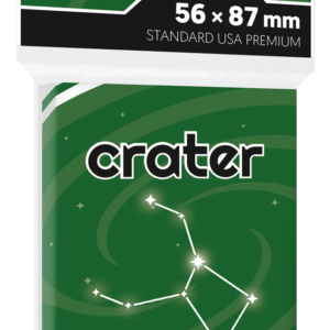 Koszulki na karty Rebel (56×87 mm) Crater Premium, 100 sztuk