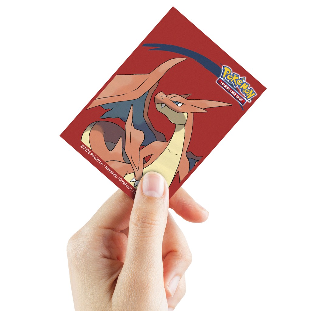 Ultra Pro: Pokémon - Deck Protector Sleeves - Mega Charizard Y (65 szt.) - obrazek 3