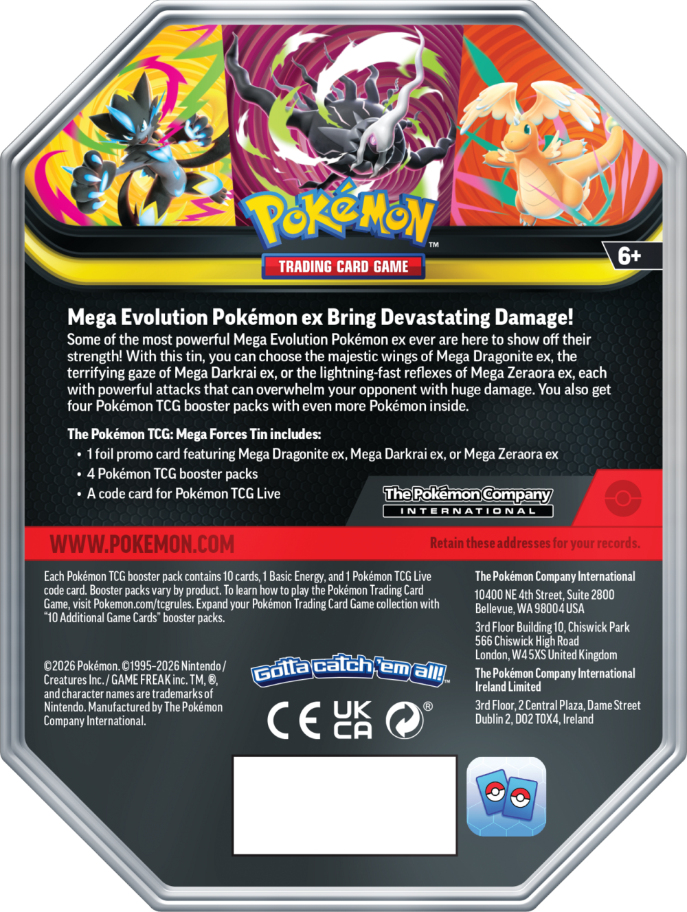 Pokémon TCG: Mega Forces Tin - Przedsprzedaż - obrazek 4