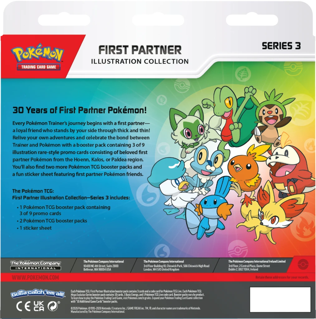 Pokémon TCG: First Partner - Illustration Collection - Series 3 - Przedsprzedaż - obrazek 3