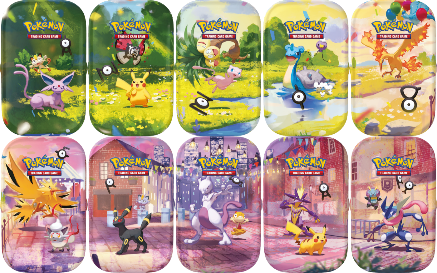 Pokémon TCG: 30th Celebration - Mini Tin - MIX Display (10) - Przedsprzedaż - obrazek 3