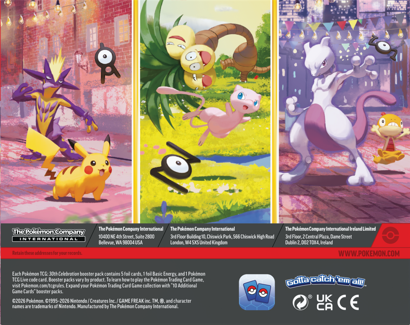 Pokémon TCG: 30th Celebration - Mini Tin - MIX Display (10) - Przedsprzedaż - obrazek 9