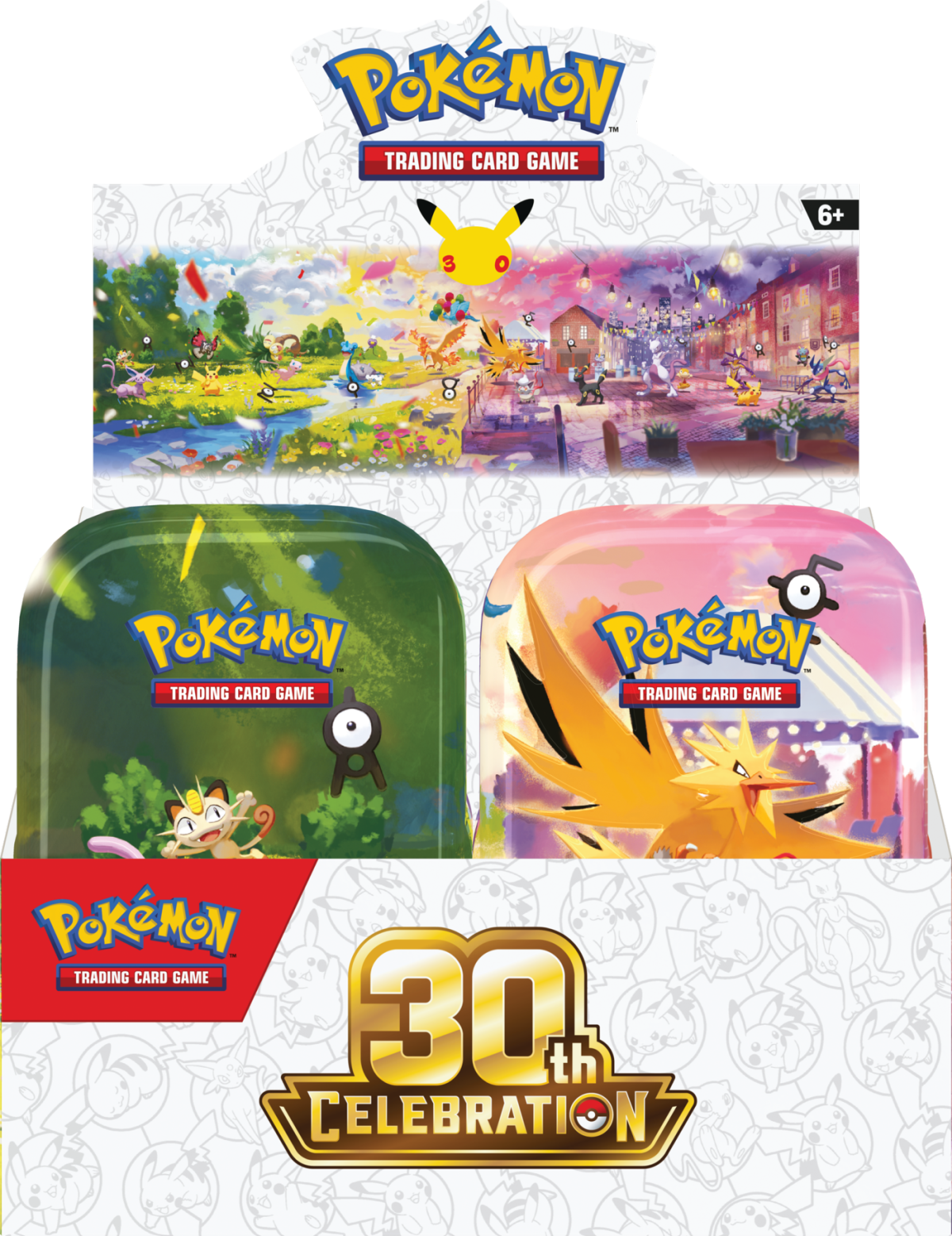 Pokémon TCG: 30th Celebration - Mini Tin - MIX Display (10) - Przedsprzedaż - obrazek 4