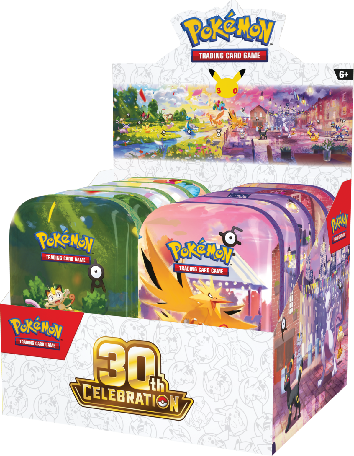 Pokémon TCG: 30th Celebration - Mini Tin - MIX Display (10) - Przedsprzedaż - obrazek 2