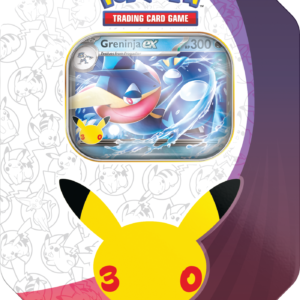 Pokémon TCG: 30th Celebration – Tin – Greninja ex – Przedsprzedaż