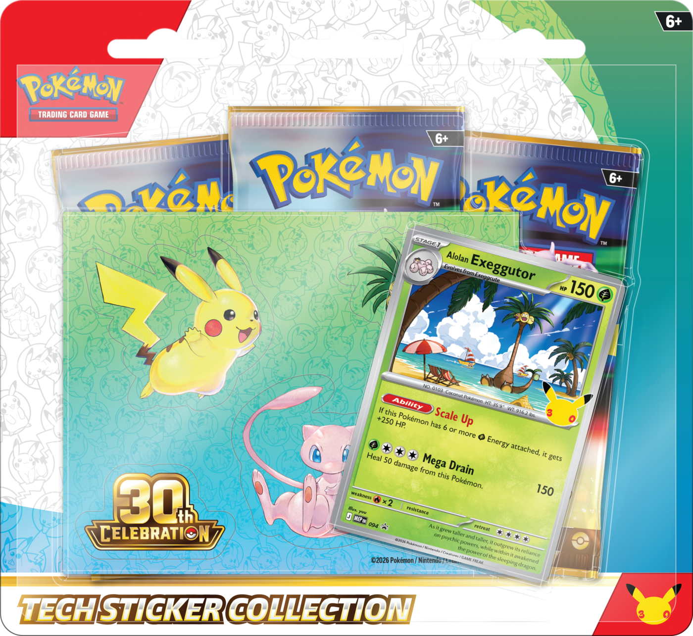 Pokemon TCG: 30th Celebration - Tech Sticker Collection - Przedsprzedaż - PRODUKT OPÓŹNIONY - obrazek 3