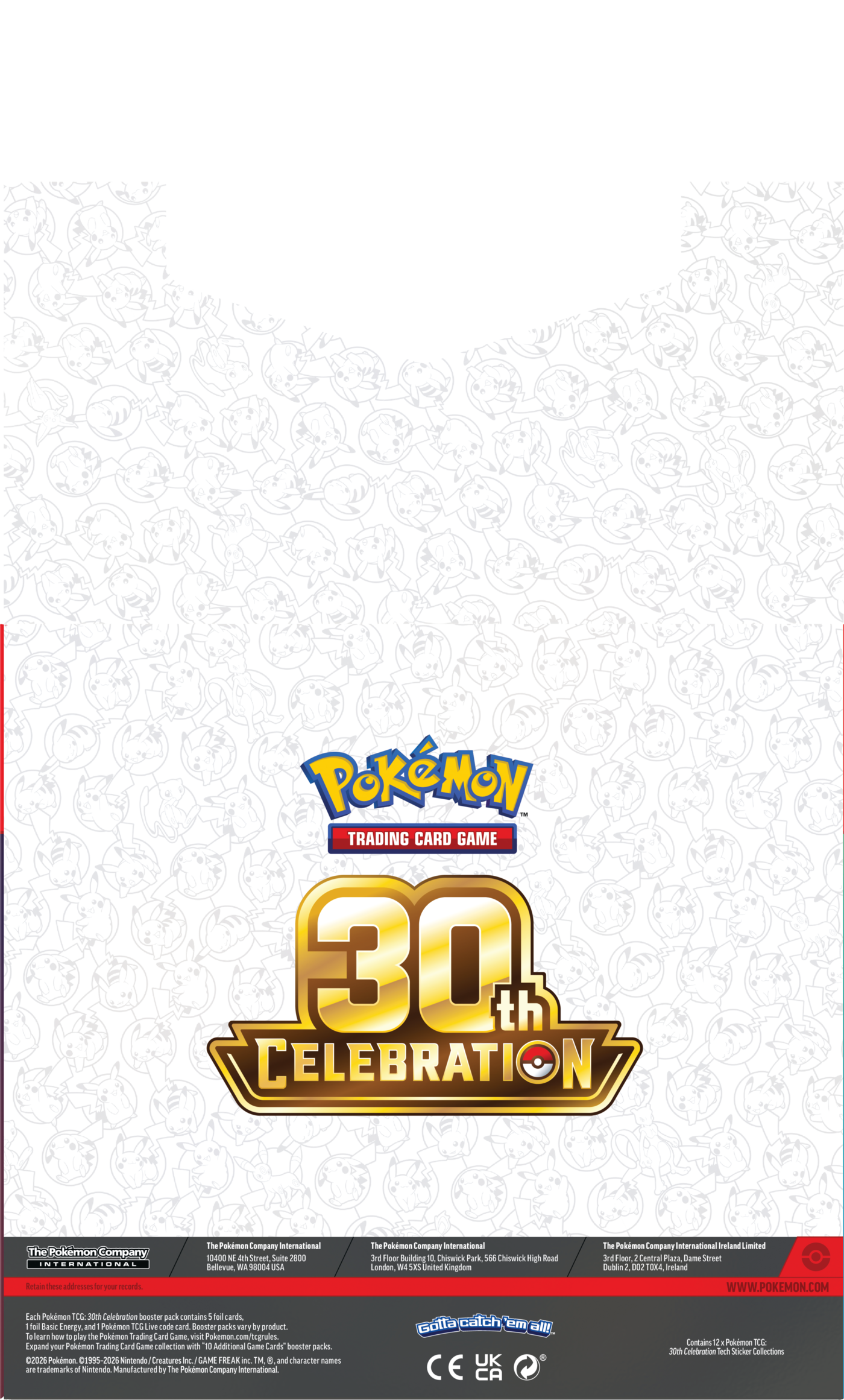 Pokemon TCG: 30th Celebration - Tech Sticker Collection - Przedsprzedaż - PRODUKT OPÓŹNIONY - obrazek 5