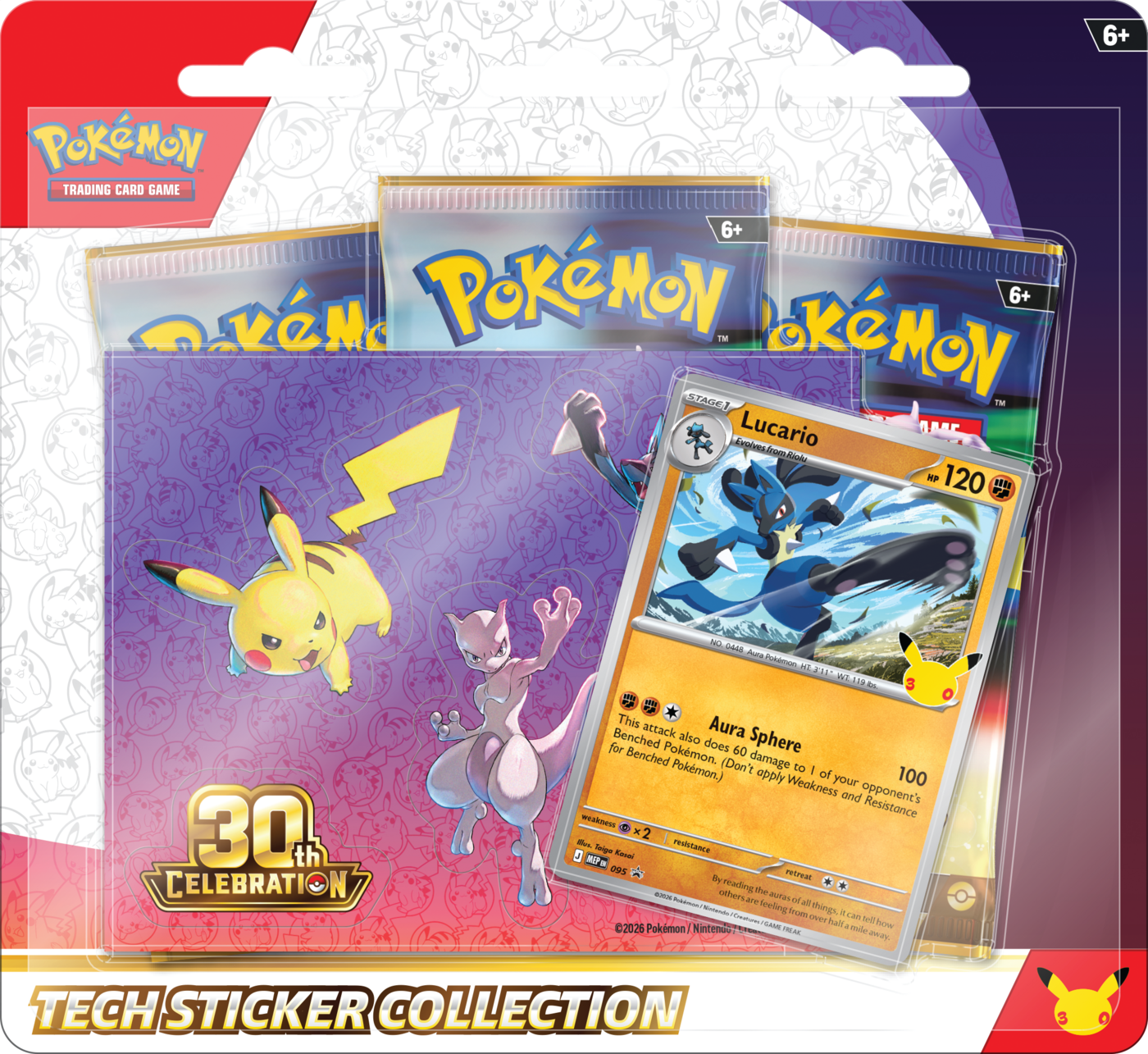 Pokemon TCG: 30th Celebration - Tech Sticker Collection - Przedsprzedaż - PRODUKT OPÓŹNIONY - obrazek 8