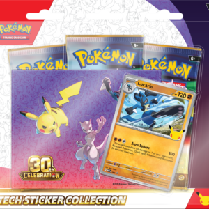 Pokemon TCG: 30th Celebration – Tech Sticker Collection Lucario – Przedsprzedaż