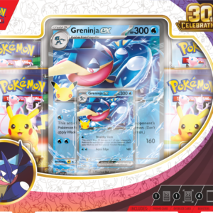 Pokémon TCG: 30th Celebration – Ex Box – Greninja ex – Przedsprzedaż