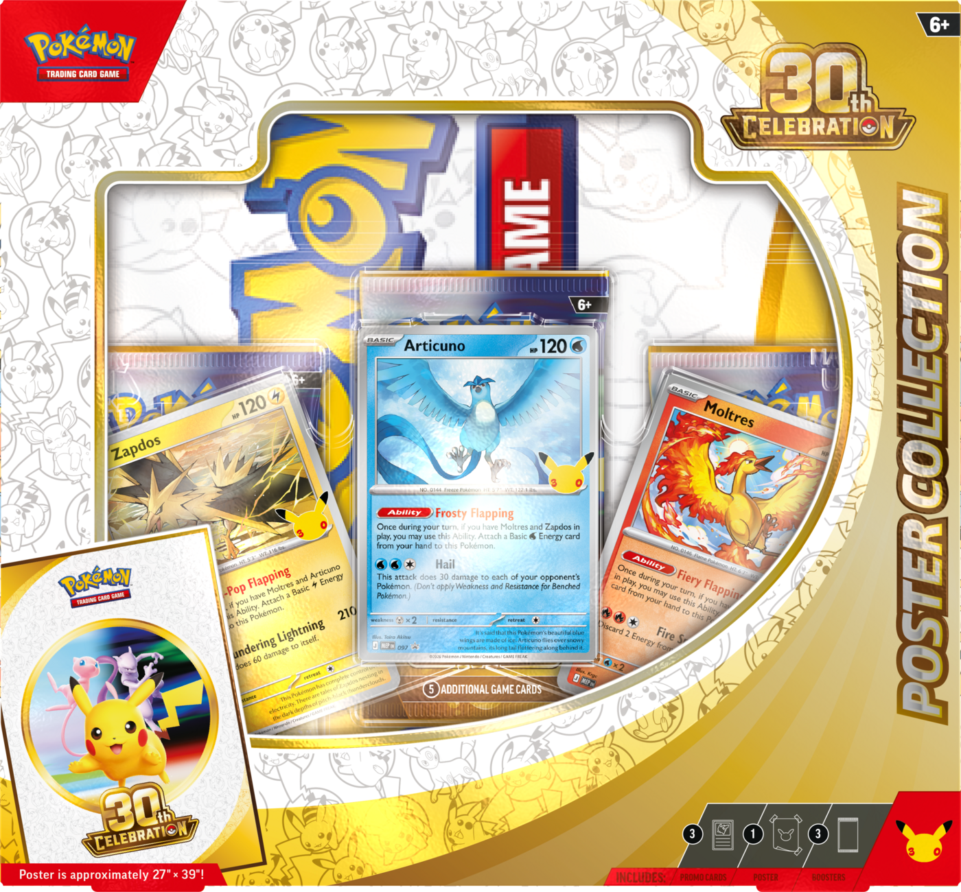 Pokemon TCG: 30th Celebration - Poster Collection - Przedsprzedaż