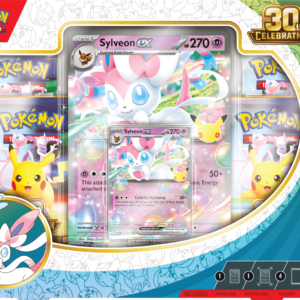 Pokémon TCG: 30th Celebration – Ex Box – Sylveon ex – Przedsprzedaż