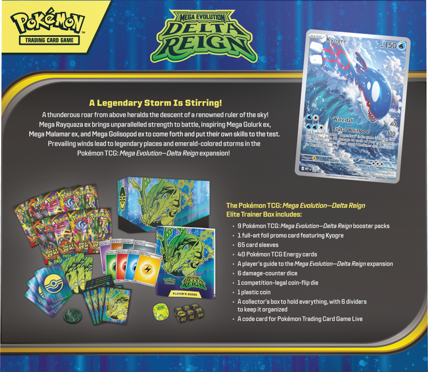 Pokémon TCG: Mega Evolution - Delta Reign - Elite Trainer Box - Przedsprzedaż - obrazek 9