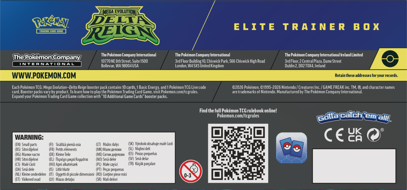 Pokémon TCG: Mega Evolution - Delta Reign - Elite Trainer Box - Przedsprzedaż - obrazek 10