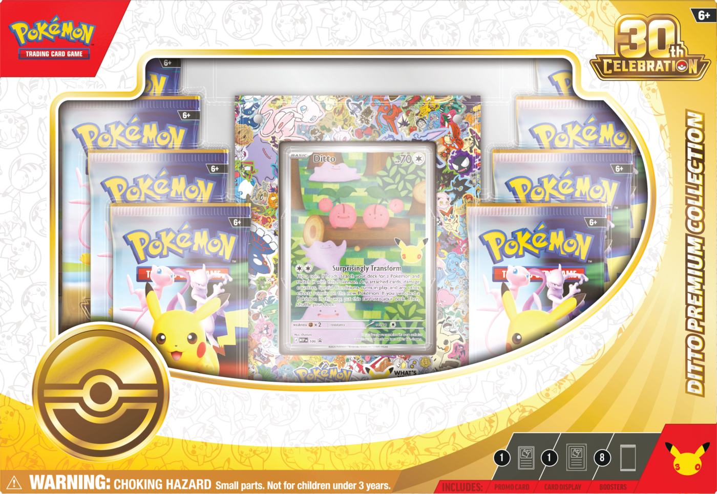 Pokémon TCG: 30th Celebration - Ditto Premium Collection - Przedsprzedaż - obrazek 3