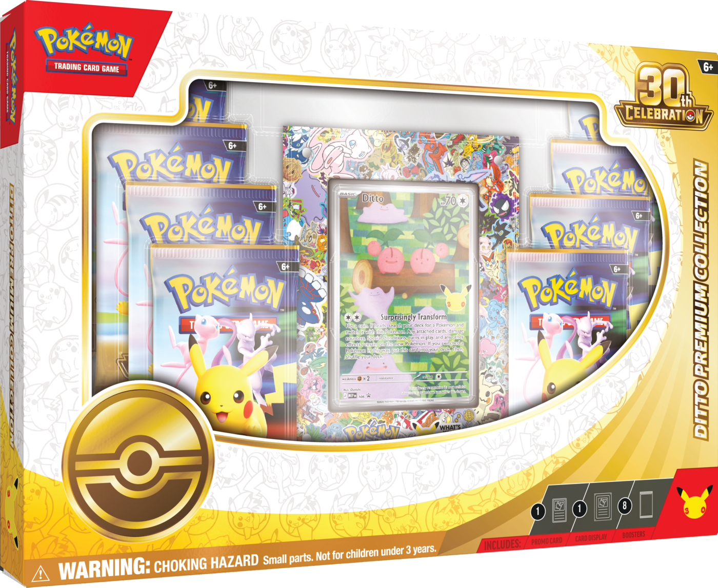 Pokémon TCG: 30th Celebration - Ditto Premium Collection - Przedsprzedaż - obrazek 2